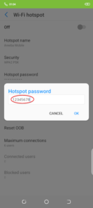 Change Hotspot Password 1