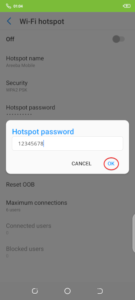 Change Hotspot Password 2