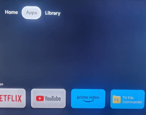 Select the App button, Install Apple TV On Android TV