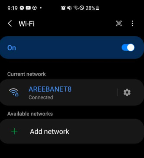 Connect devices to same WiFi, transfer files phone to android tv