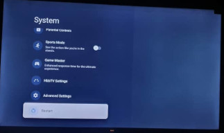 exit safe mode on Android TV