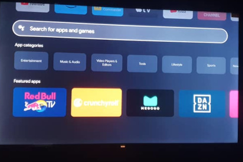 install netflix app on android tv, search for netflix app