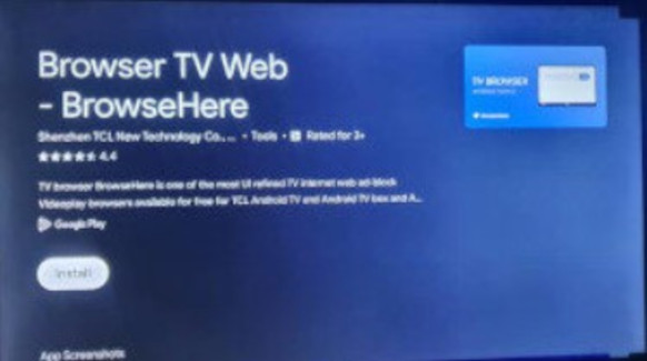 Alternative browsers, install chrome on android tv